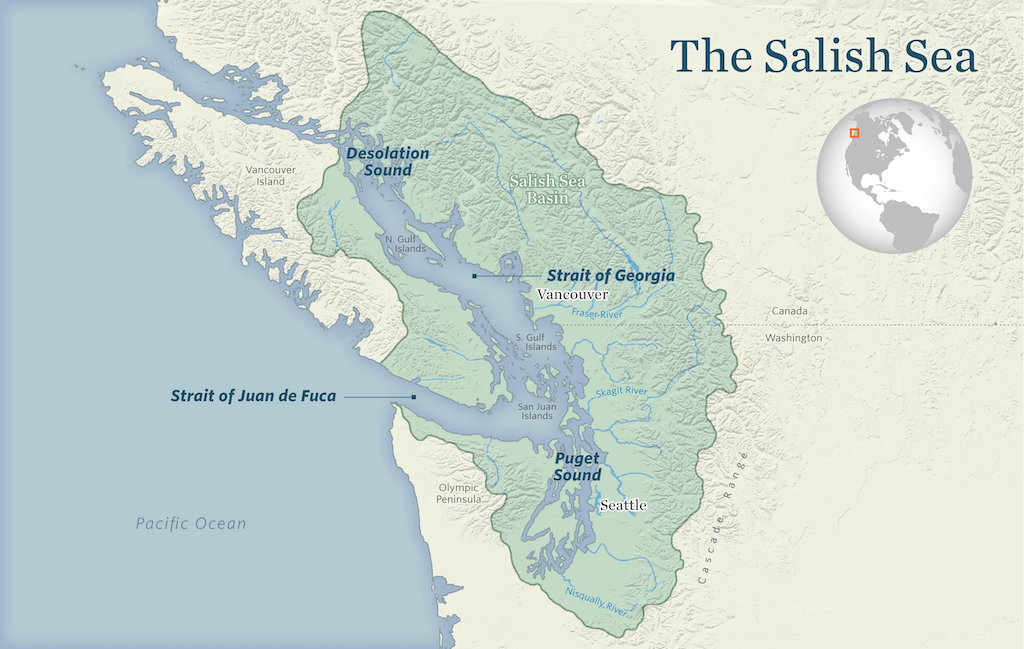 screenshot of Salish Sea map image