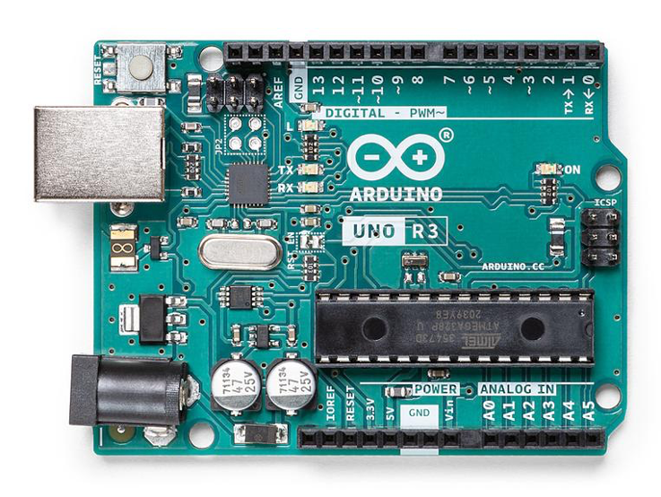 Arduino Uno R3 microcontroller board